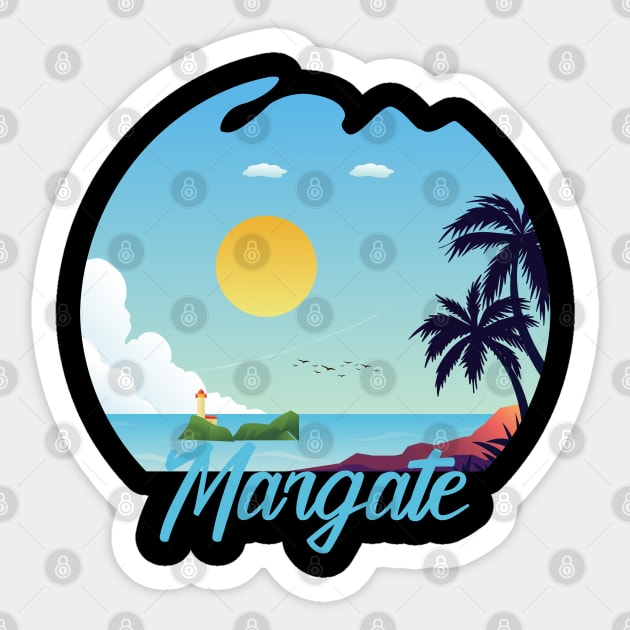 No place like Margate Sticker by ArtMomentum